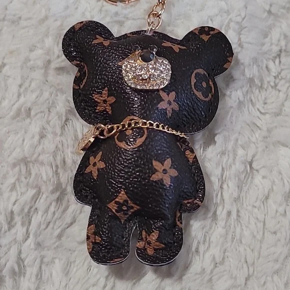 Luxury teddy bear 🧸 keychain bag charm - Picture 2 of 5